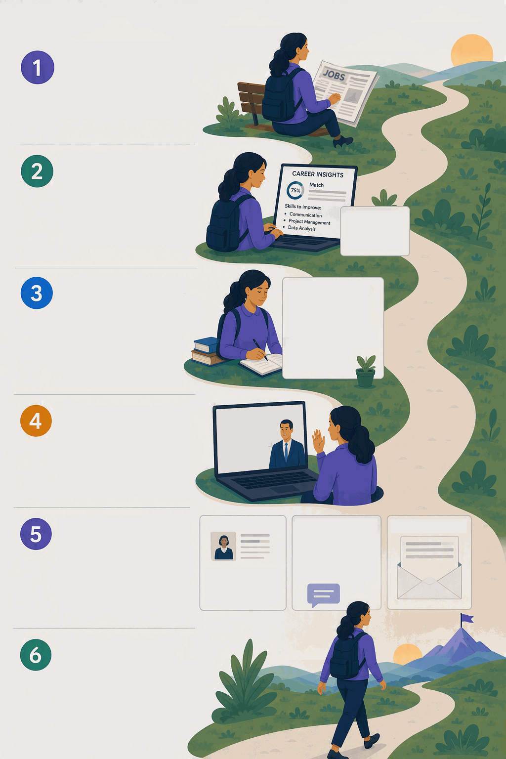 Six steps from finding a job to applying with confidence